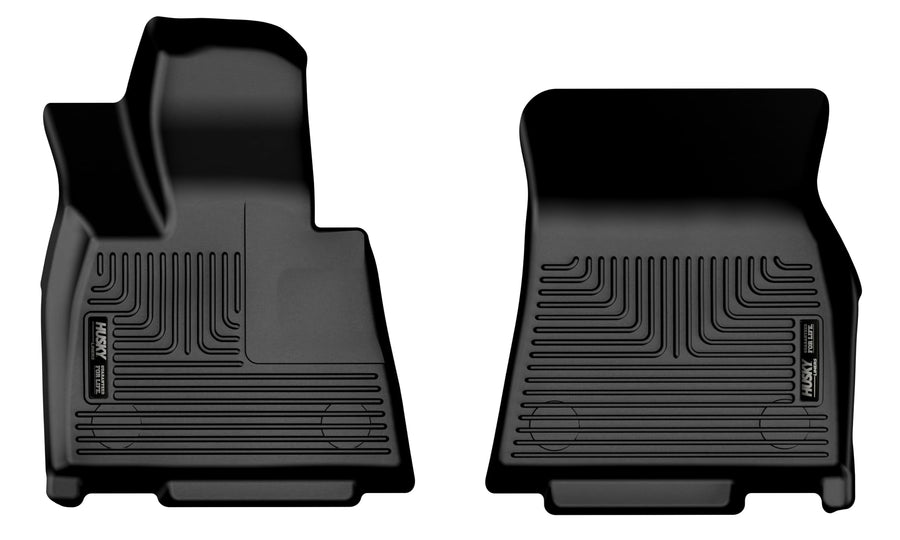 Weatherbeater Husky Liners Floor Mats | Fits 2019-2025 BMW X5 | Front Row, 2-pc Black - 15421