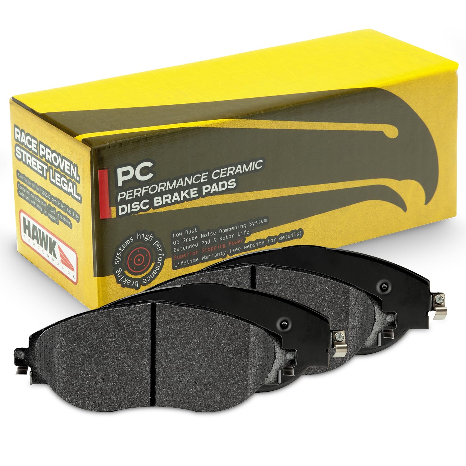 Performance Hawk HB779Z.740 Ceramic Street Brake Pads