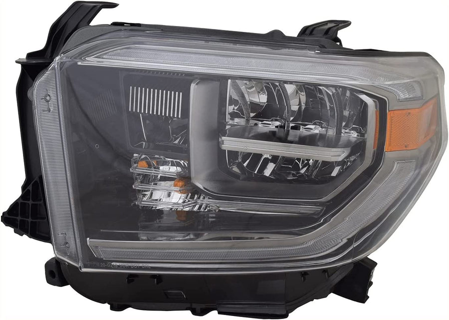 Left TYC Headlight Assembly Compatible with 2018-2018 Toyota Tundra