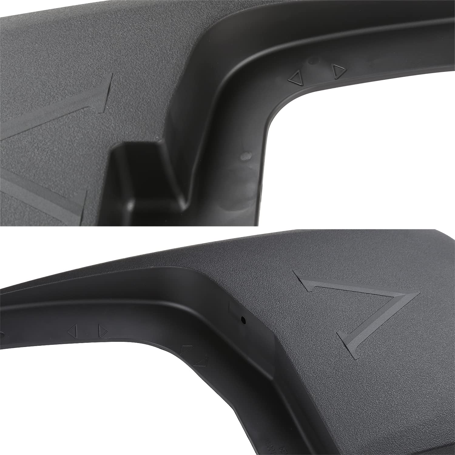 4 Piece Spec-D Tuning Splash Guard Mud Flaps w/Wheel Lip Front + Rear Compatible with 2015-2018 Ford F150