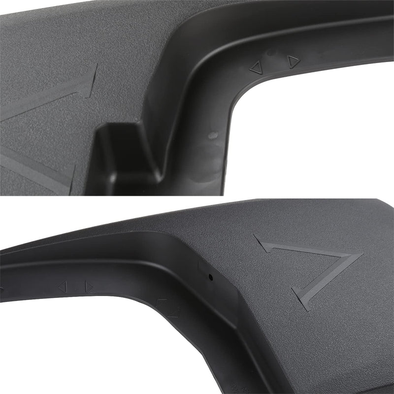 4 Piece Spec-D Tuning Splash Guard Mud Flaps w/Wheel Lip Front + Rear Compatible with 2015-2018 Ford F150