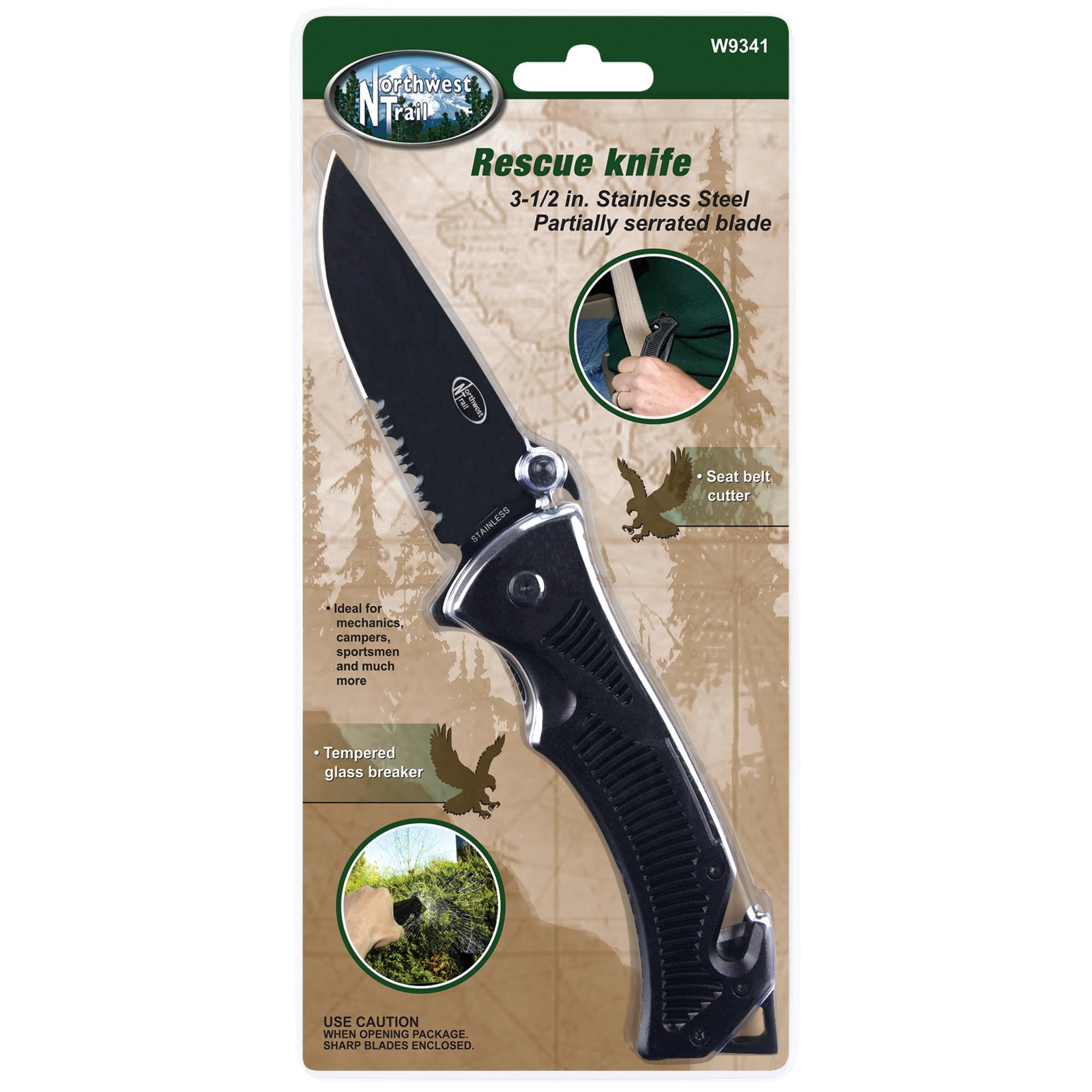 Northwest Trail Performance Tool W9341 Rescue Knife