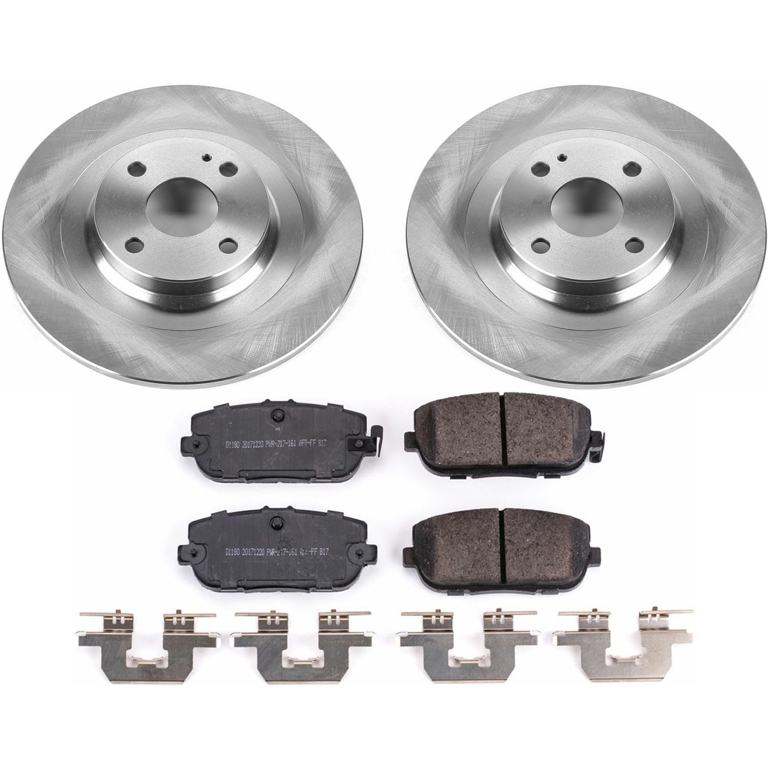Power Stop KOE7362 Rear Replacement Brake Kit-OE Brake Rotors & Ceramic Brake Pads For Fiat 124 Spider 2017-2020, Mazda MX-5 Miata 2016-2022 [Model Specific]