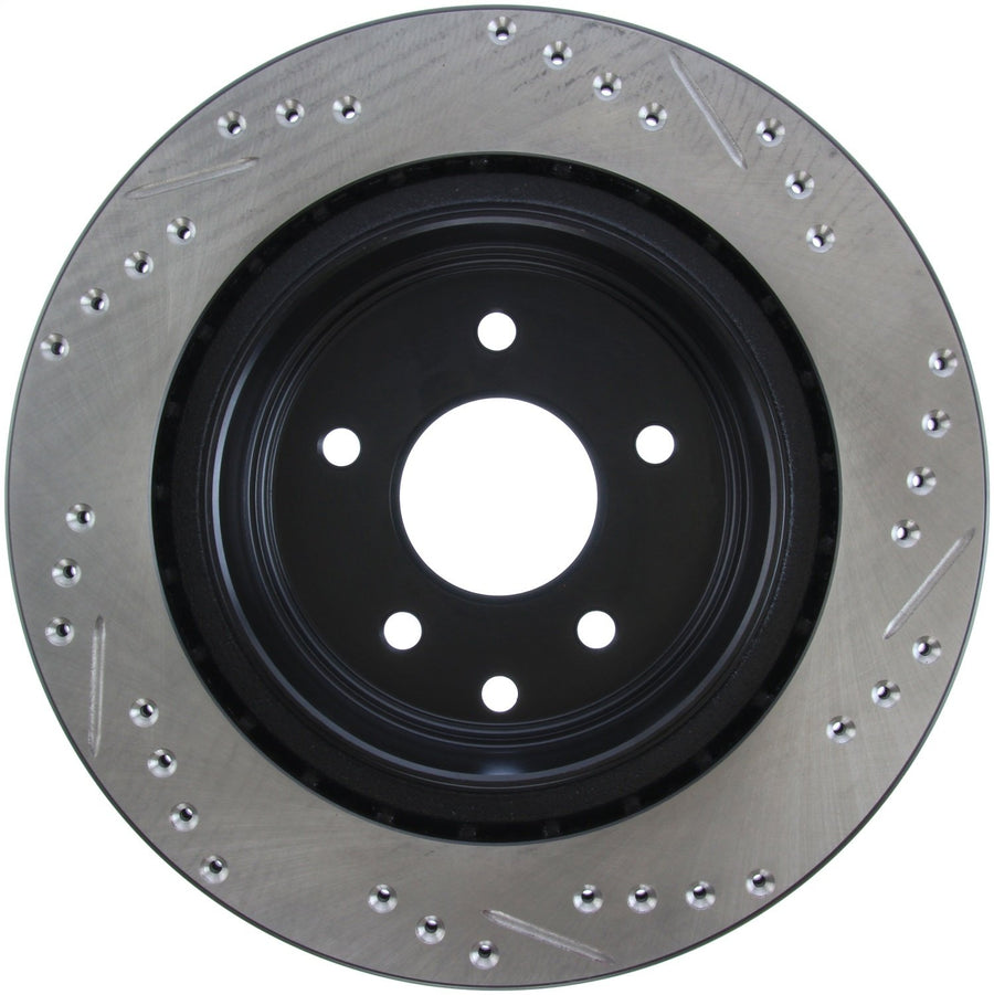 Sport Drilled/Slotted Brake Rotor StopTech 127.42088R (Rear Right), 1 Pack