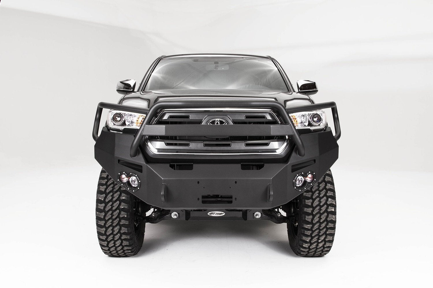 Fab Fours Premium Winch Front Bumper TT16-B3650-B Uncoated/Paintable w/Grill Guard [AWSL]