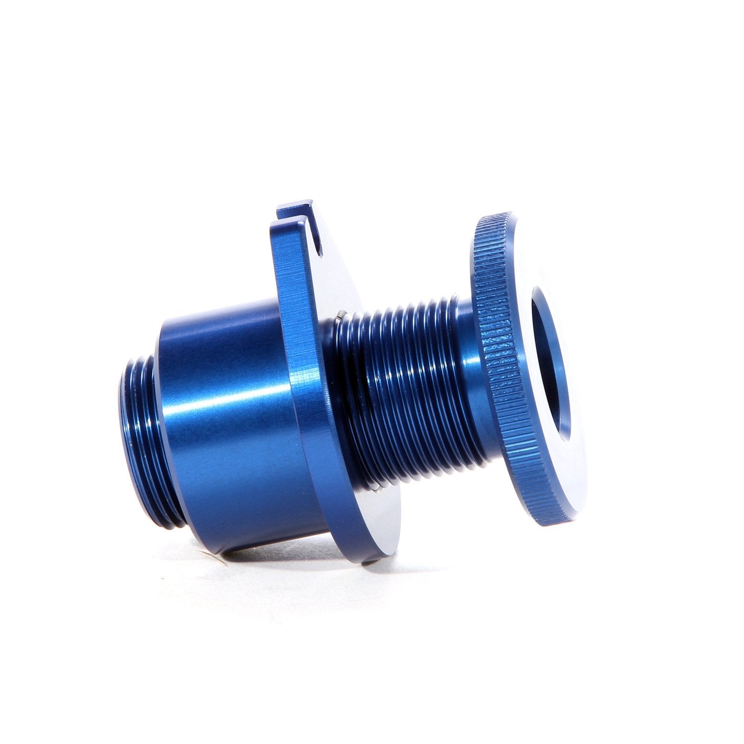 Clutch Cable BBK Adjuster Under Hood Firewall For Ford Mustang - Blue Anodized Finish