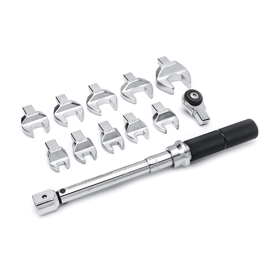 12 Pc. GEARWRENCH 1/4" Drive SAE Open End Interchangeable Torque Wrench Set - 89450
