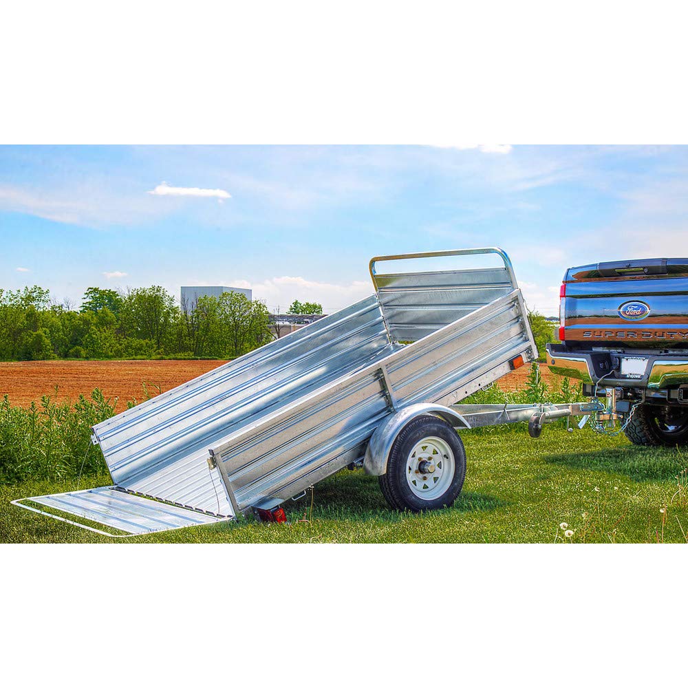 Multi-Utility Trailer DK2 4.5 ft. x 7.5 ft. Single Axle Hot-Dipped Galvanized