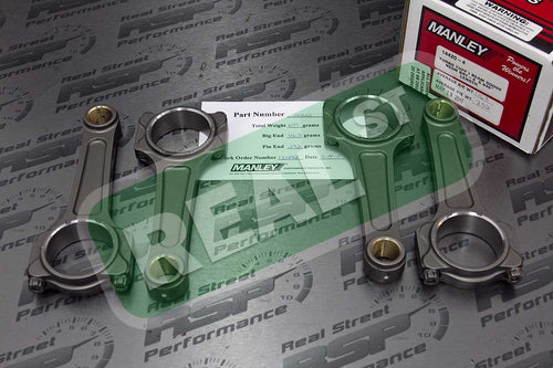 Beam Connecting Rod Set Manley Performance Compatible with Dodge Neon SRT-4 2.4 I4 DOHC Turbo Tuff Pro Series