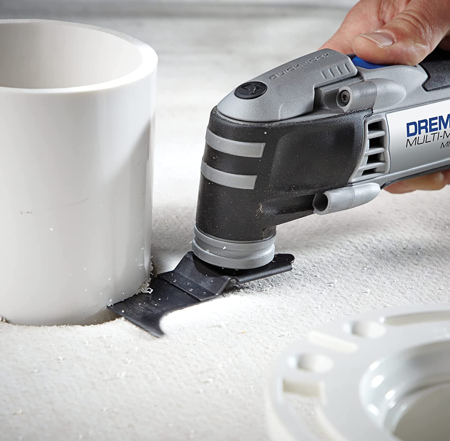 Dremel Universal Pipe Cutter MM494 Multitool Blade, Ideal for Cutting Pipe and 2X4 Lumber - Universal Quick-Fit Interface Fits Bosch, Makita, Milwaukee, and Rockwell