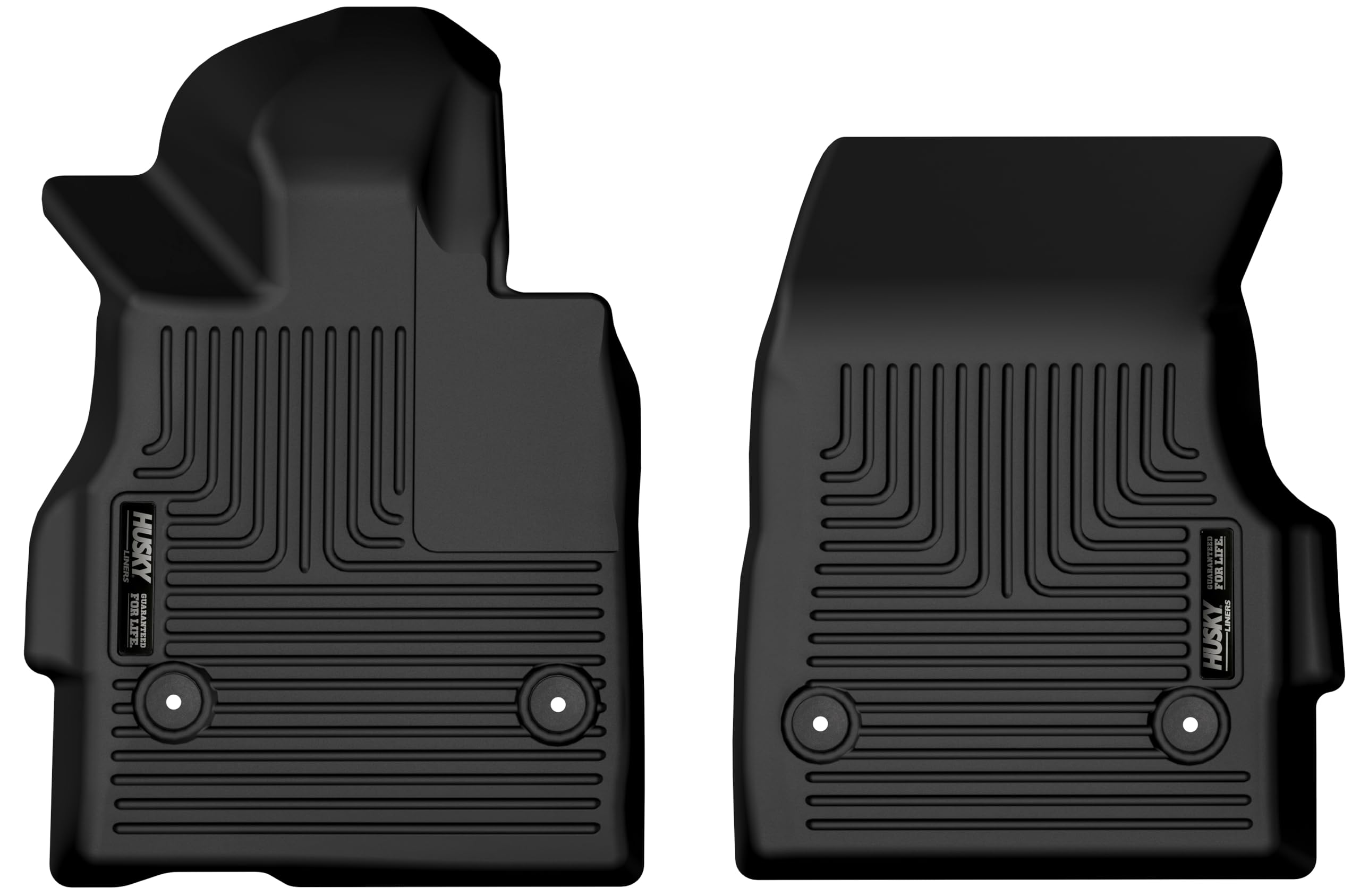 Husky Liners Floor Mats X-act Contour | Fits 2020-2025 Chevrolet Corvette | Front Row, 2-pc Black - 54541