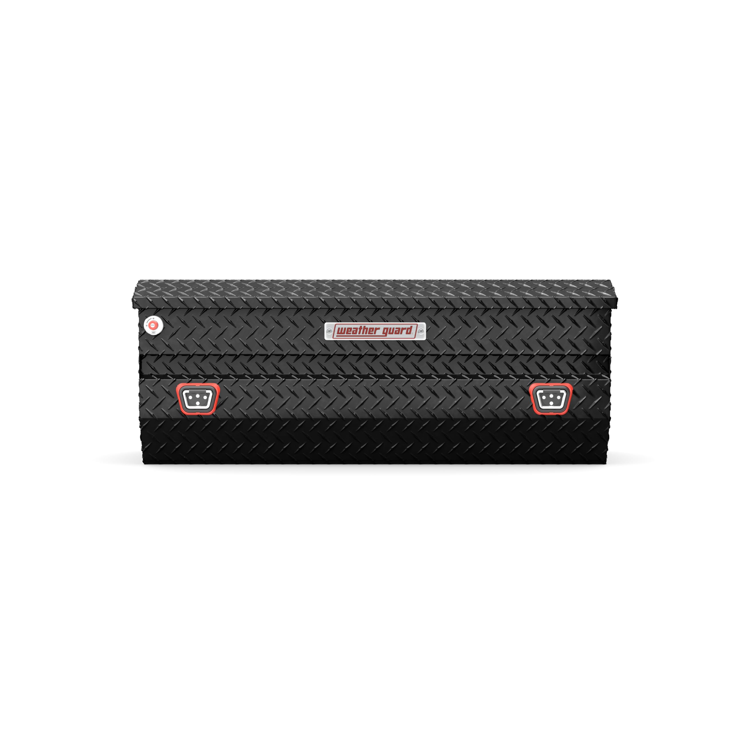 624-5-04 Weather Guard Aluminum All-Purpose Truck Tool Chest, Fits Full and Compact Size Trucks, 8.5 cu ft Storage Capacity (Gloss Black)