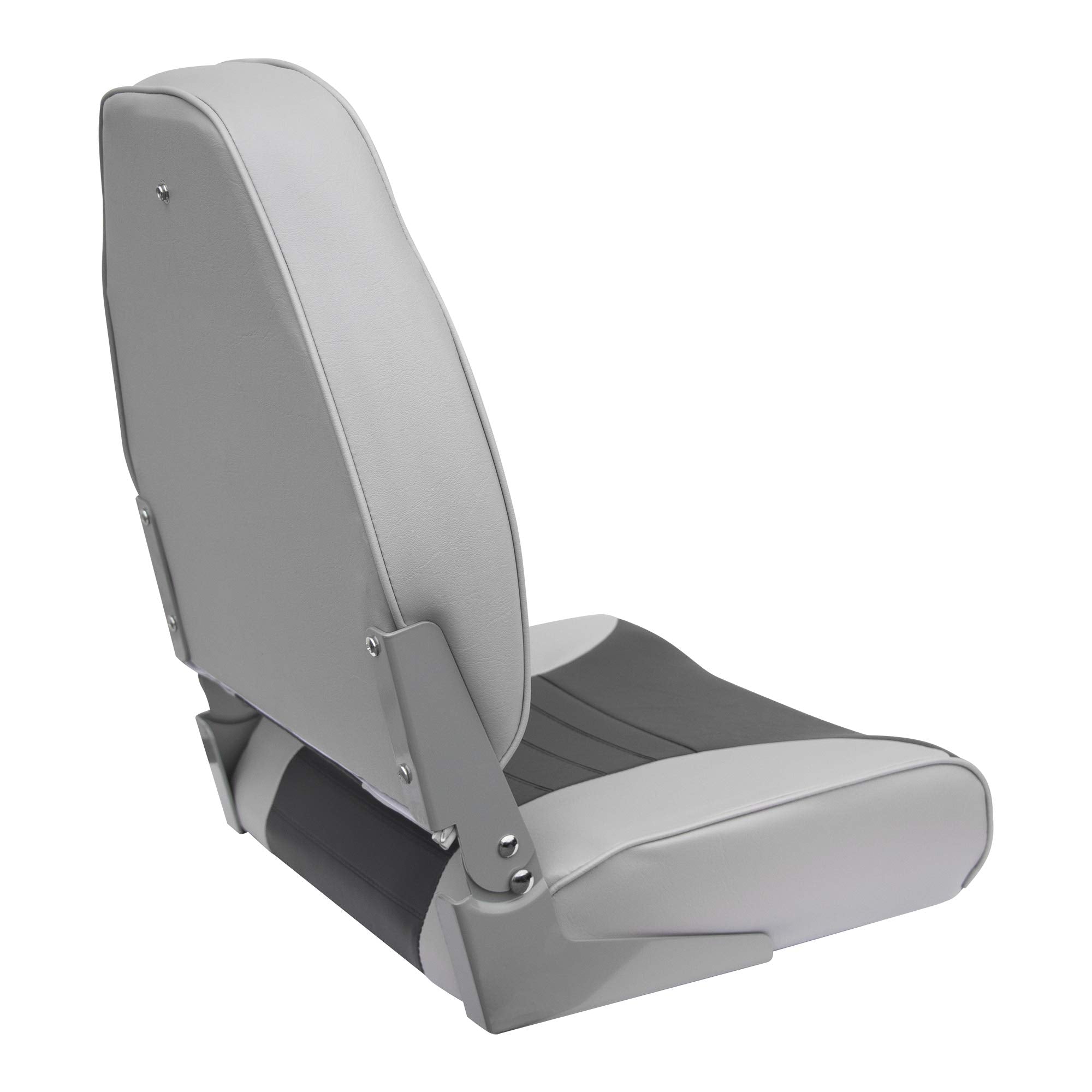 8WD588PLS-664 Wise Standard High Back Boat Seat, Grey/Charcoal