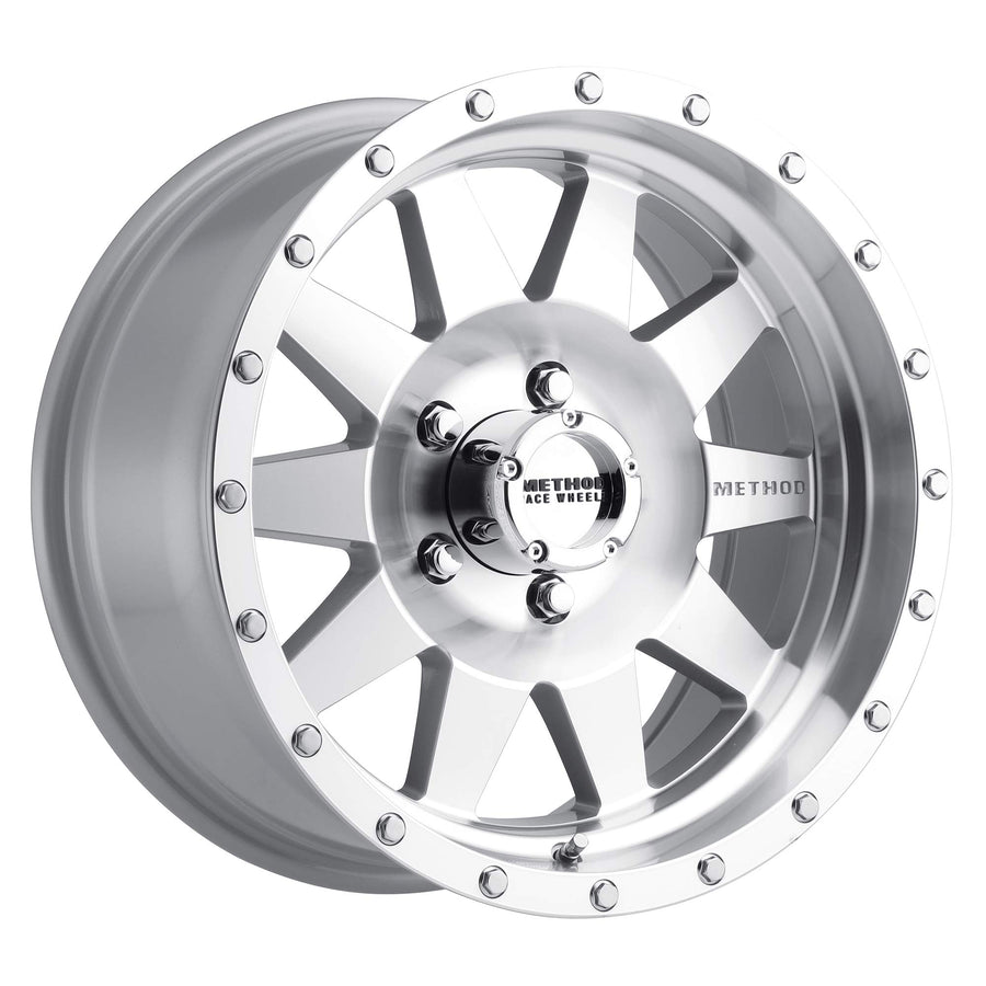 Method Race Wheels 301 Machined/Clear Coat The Standard 17x9" 5x5.5", 12mm offset 4.5" Backspace, MR30179055312N