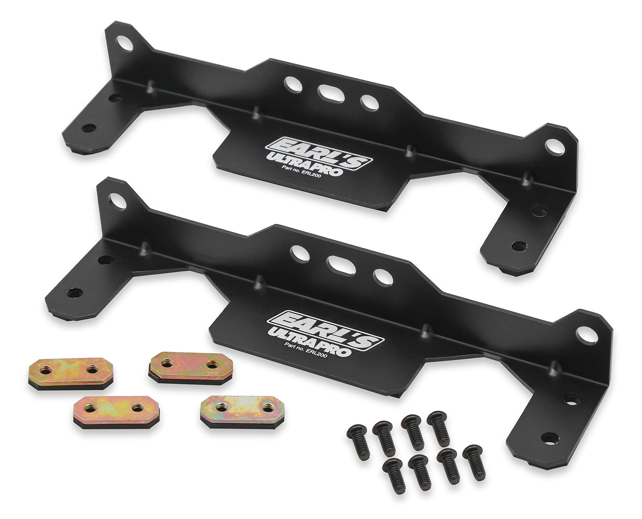 200ERL Earl's Oil Cooler Mounting Brackets for UltraPro Narrow Coolers