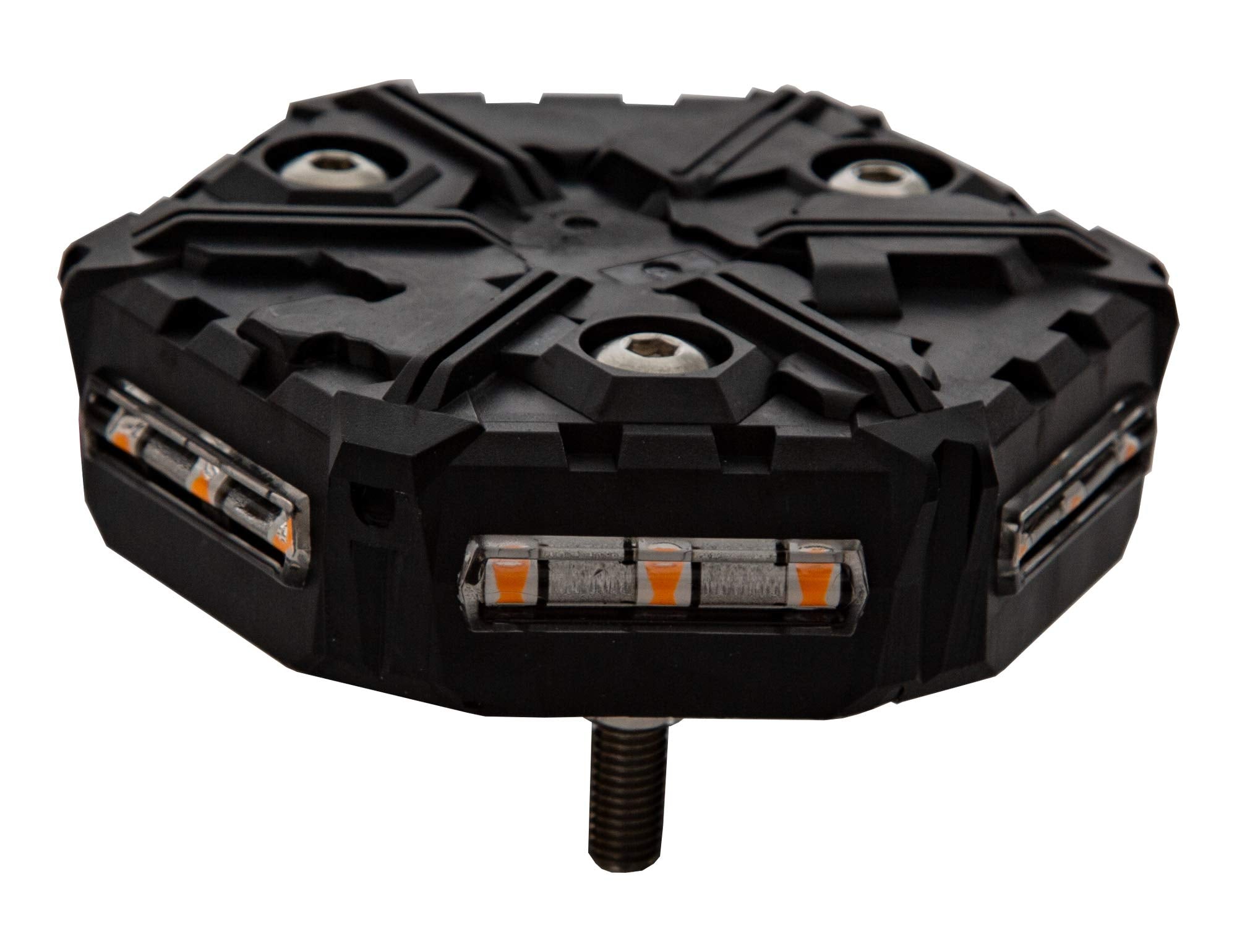 Buyers Products SAE J845 Class 2 LED Micro Beacon, Rated IP67, Permanent Mount, Light For Dump Trucks, Service Body Trucks, Strobe Lights for Vehicles
