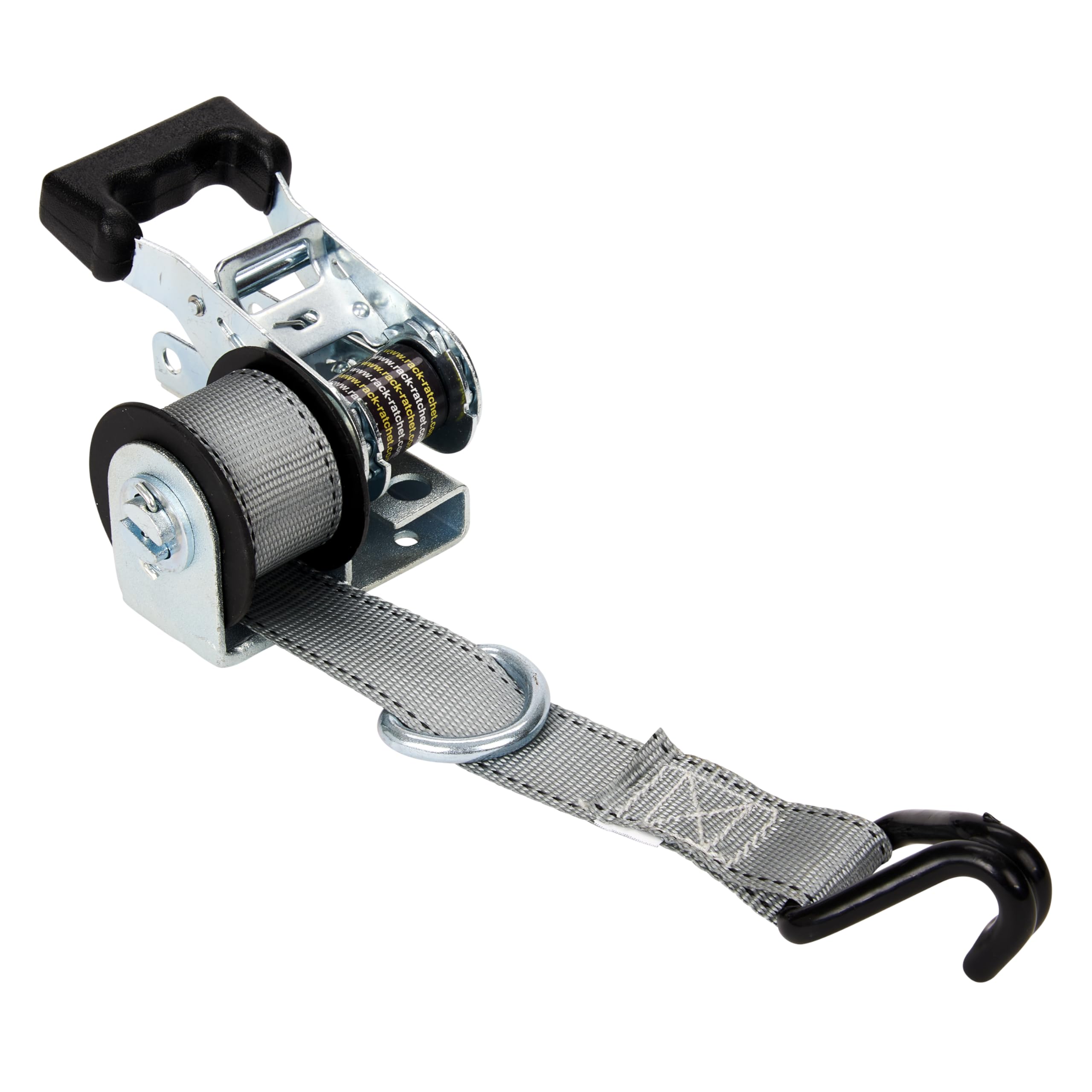 1.5" x 8’ Keeper Mountable Rack Ratchet Tie Down with 500 lbs. Working Load Limit, Ladder and Pipe Rack Straps