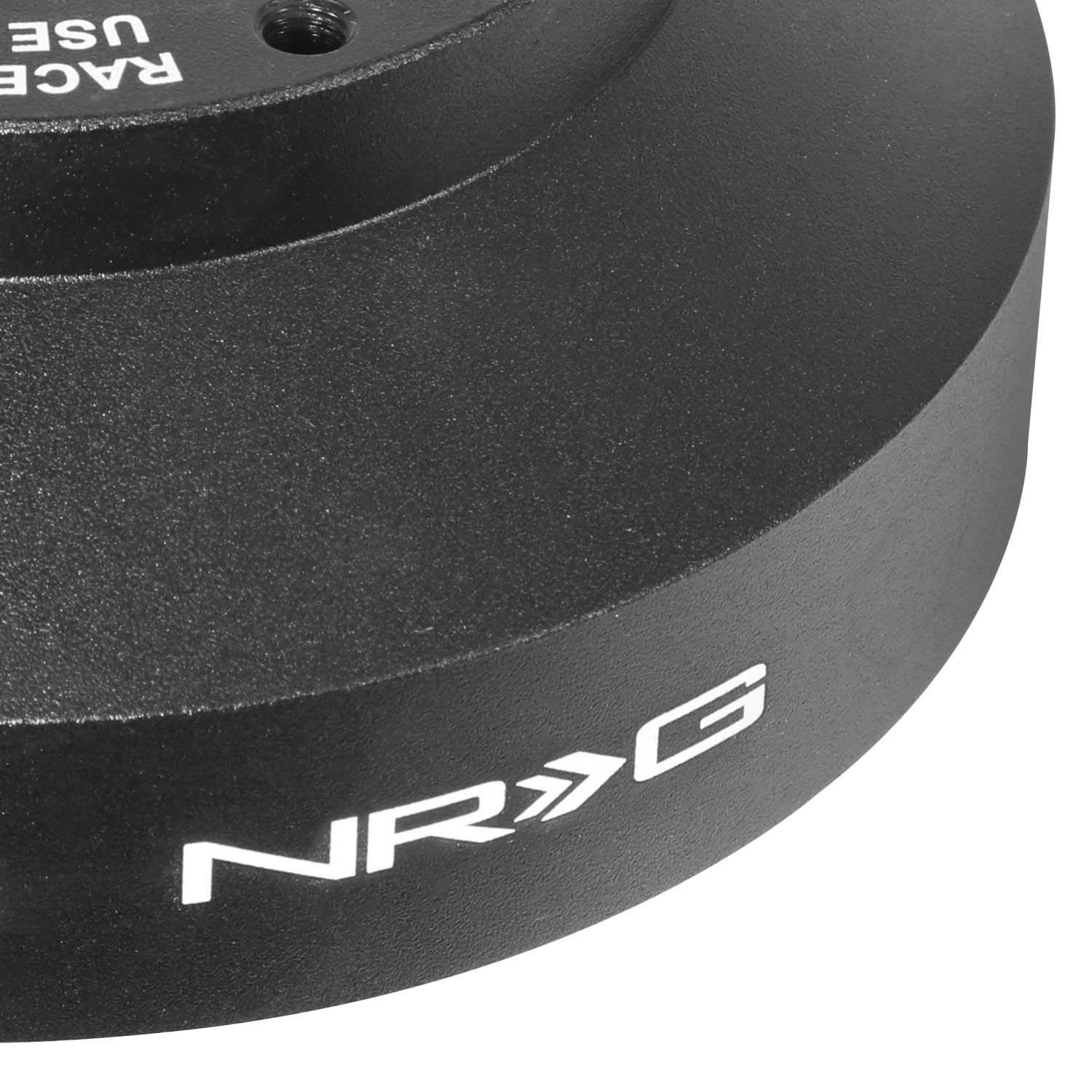 NRG Innovations Short Hub Racing Style Steering Wheel, Lockable Aluminum Steering Shaft, 6x70mm Bolt Pattern Quick Release Adapter Unit, Compatible For 97-12 Honda/Acura, Black, NRG-SRK-131H-A