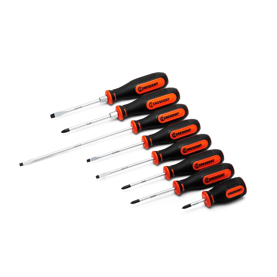 8 Piece Crescent Mixed Screwdriver Set - CSDS8PCSET