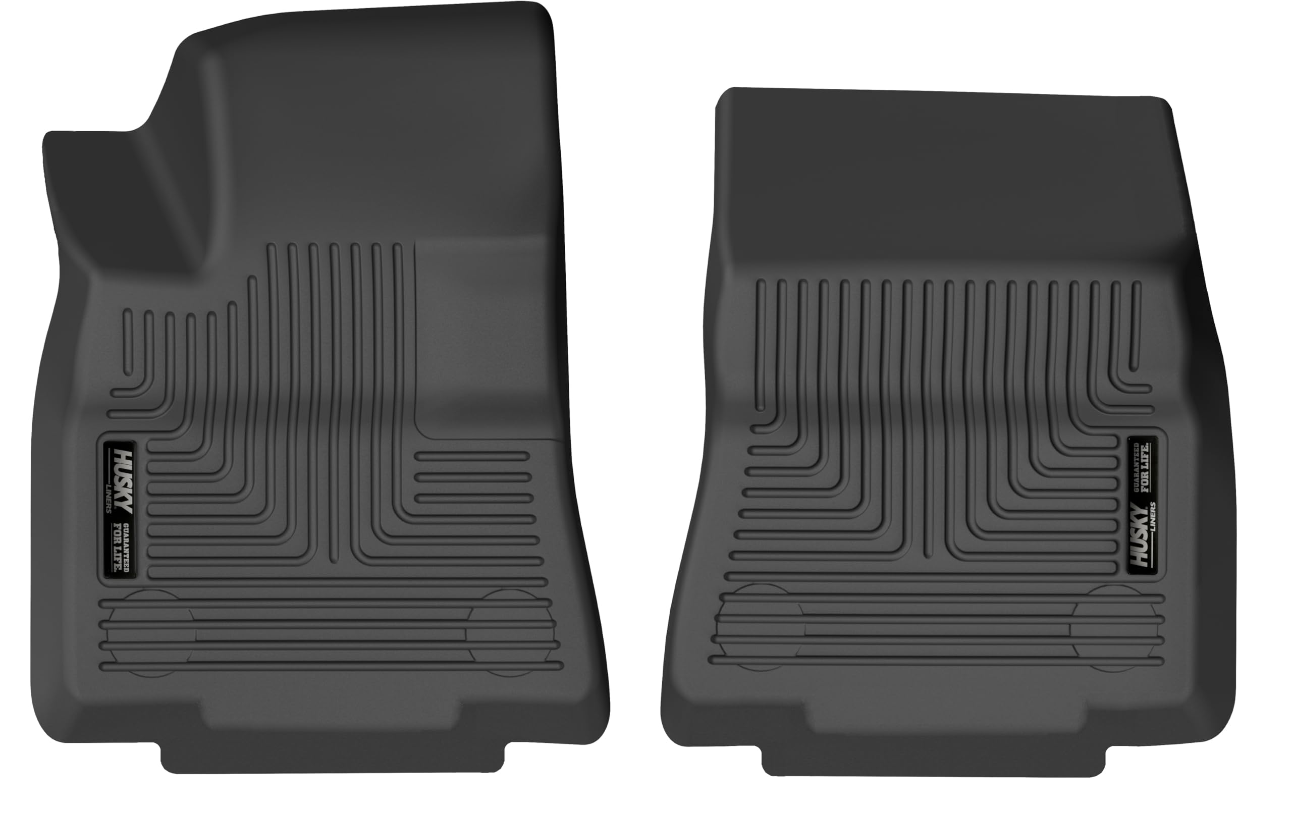 Weatherbeater Husky Liners Floor Mats | Fits 2020-2025 Tesla Y | Front Row, 1-pc Black - 15741