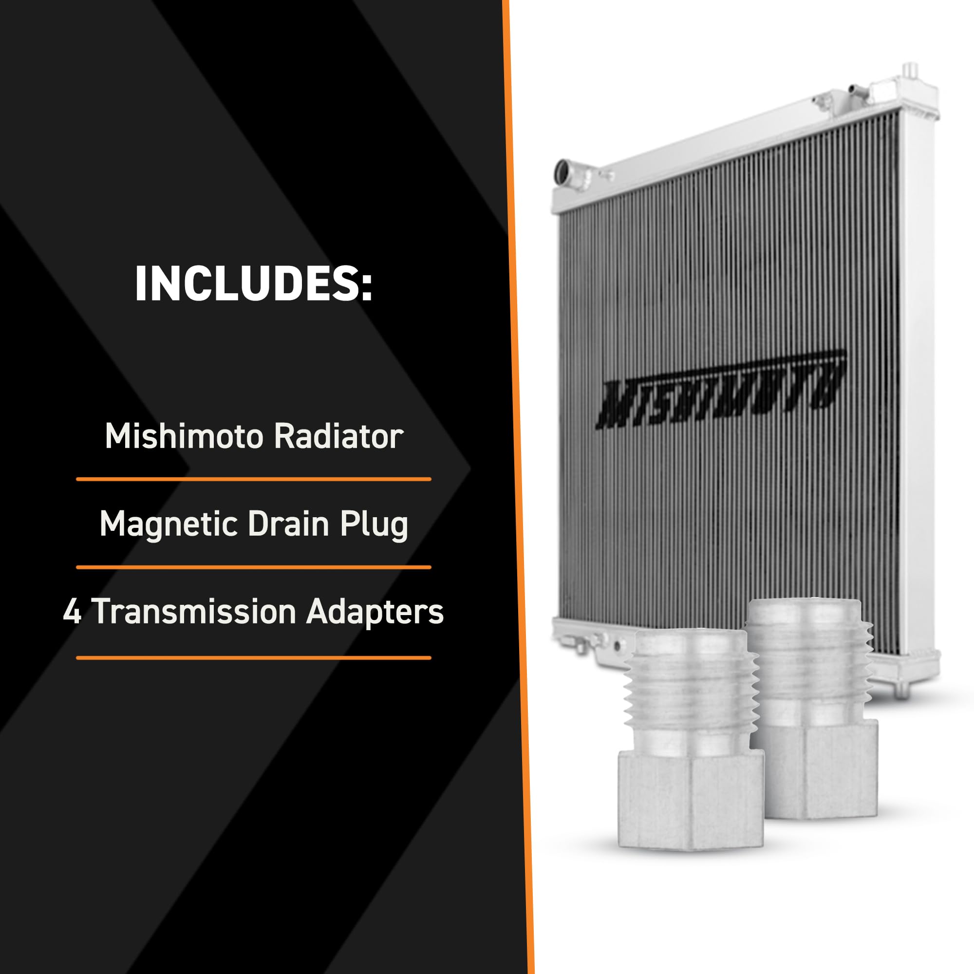 Mishimoto Performance Aluminum Radiator MMRAD-F2D-99, Compatible with Ford Powerstroke 7.3L, 1999-2003