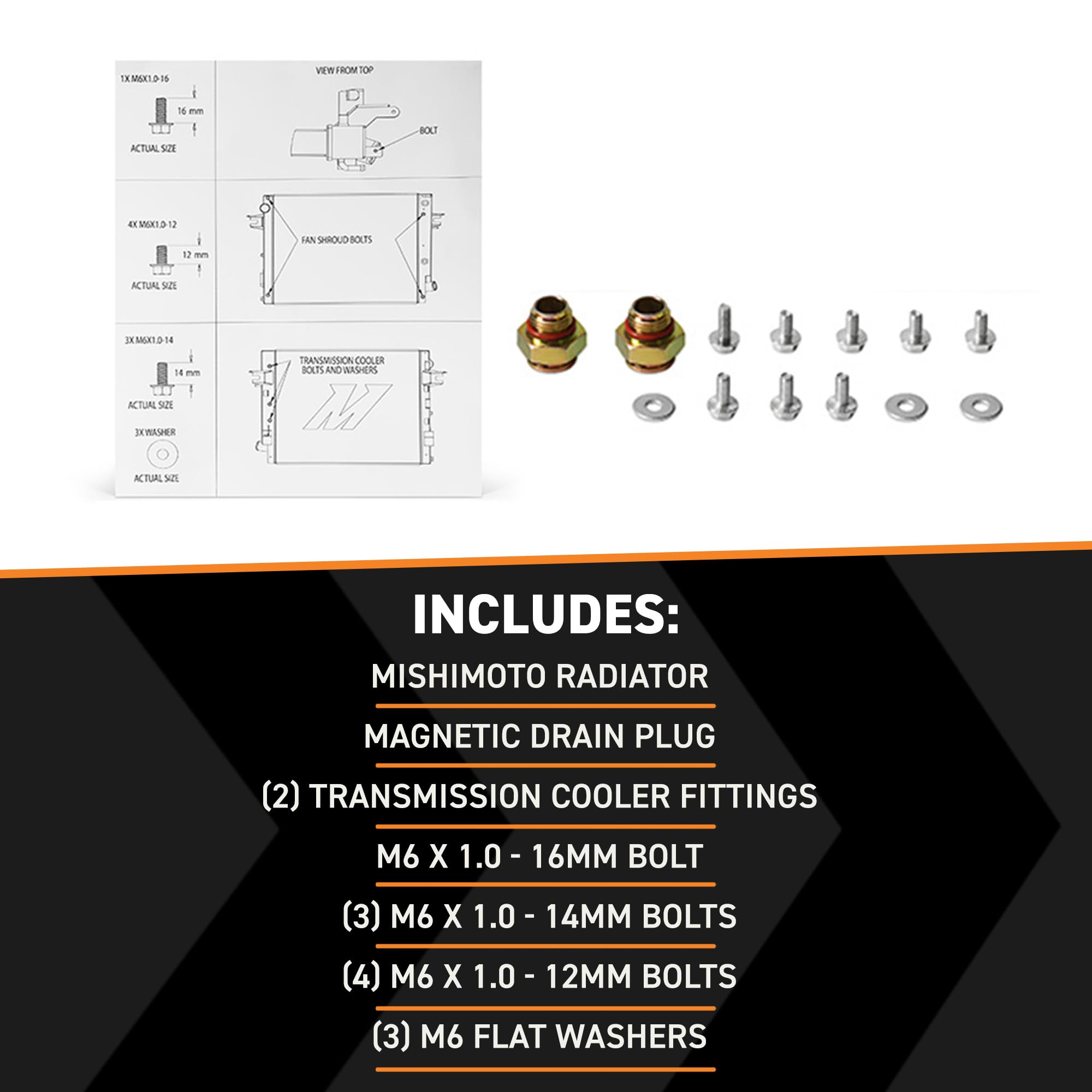 Mishimoto Performance Aluminum Radiator MMRAD-RAM-13, Compatible with Dodge Ram Cummins 6.7L, 2013-2018