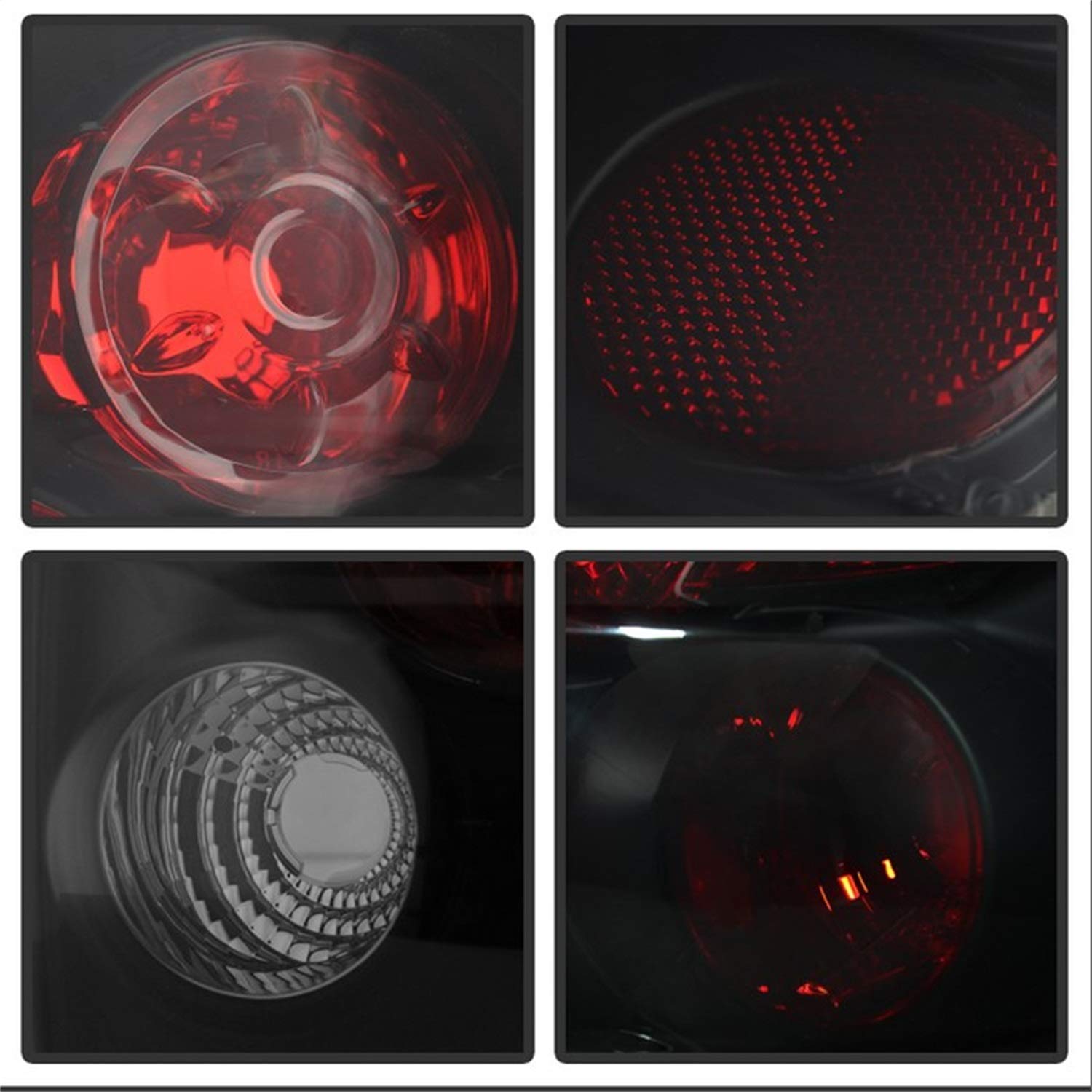 Auto Spyder 5078070 Euro Style Tail Lights Black/Smoked