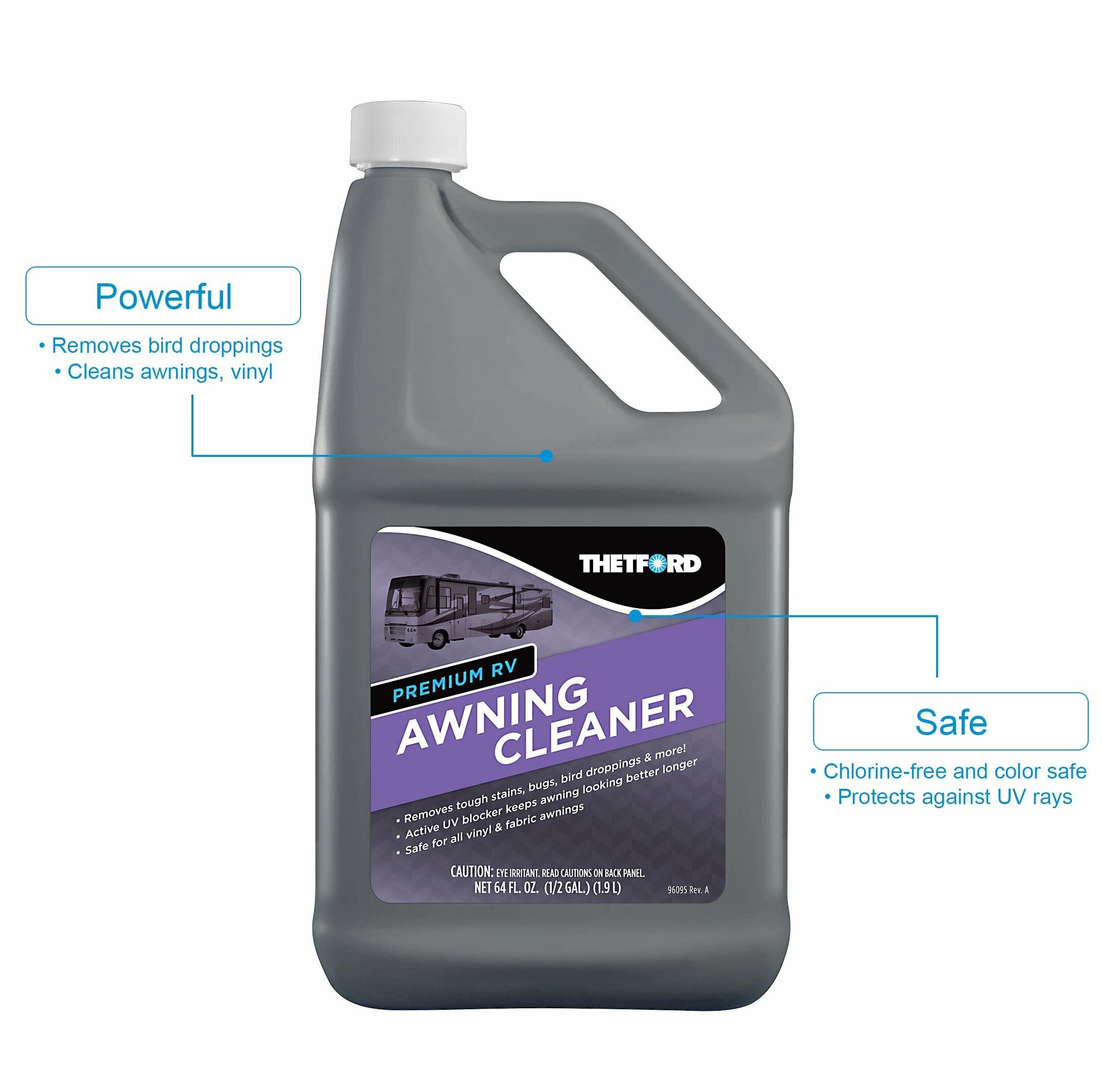 Thetford Premium RV Awning Cleaner for RV or Home Awnings 64 oz 96017