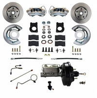 Power Disc Brake Conversion LEED BRAKES 1971-73 Mustang - 4Piston