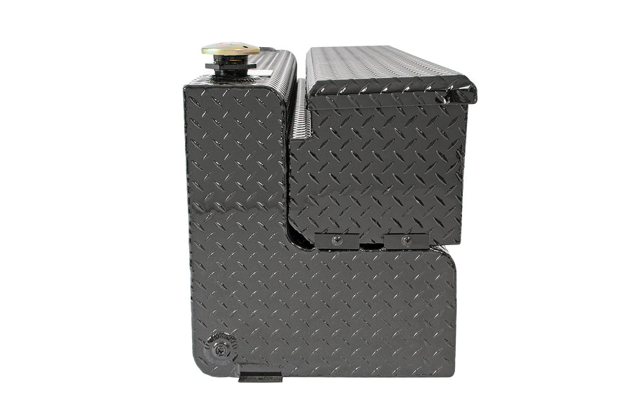 Auxiliary Diesel Fuel Transfer Tank Dee Zee DZ92740XB (43 gallon) - Black Aluminum