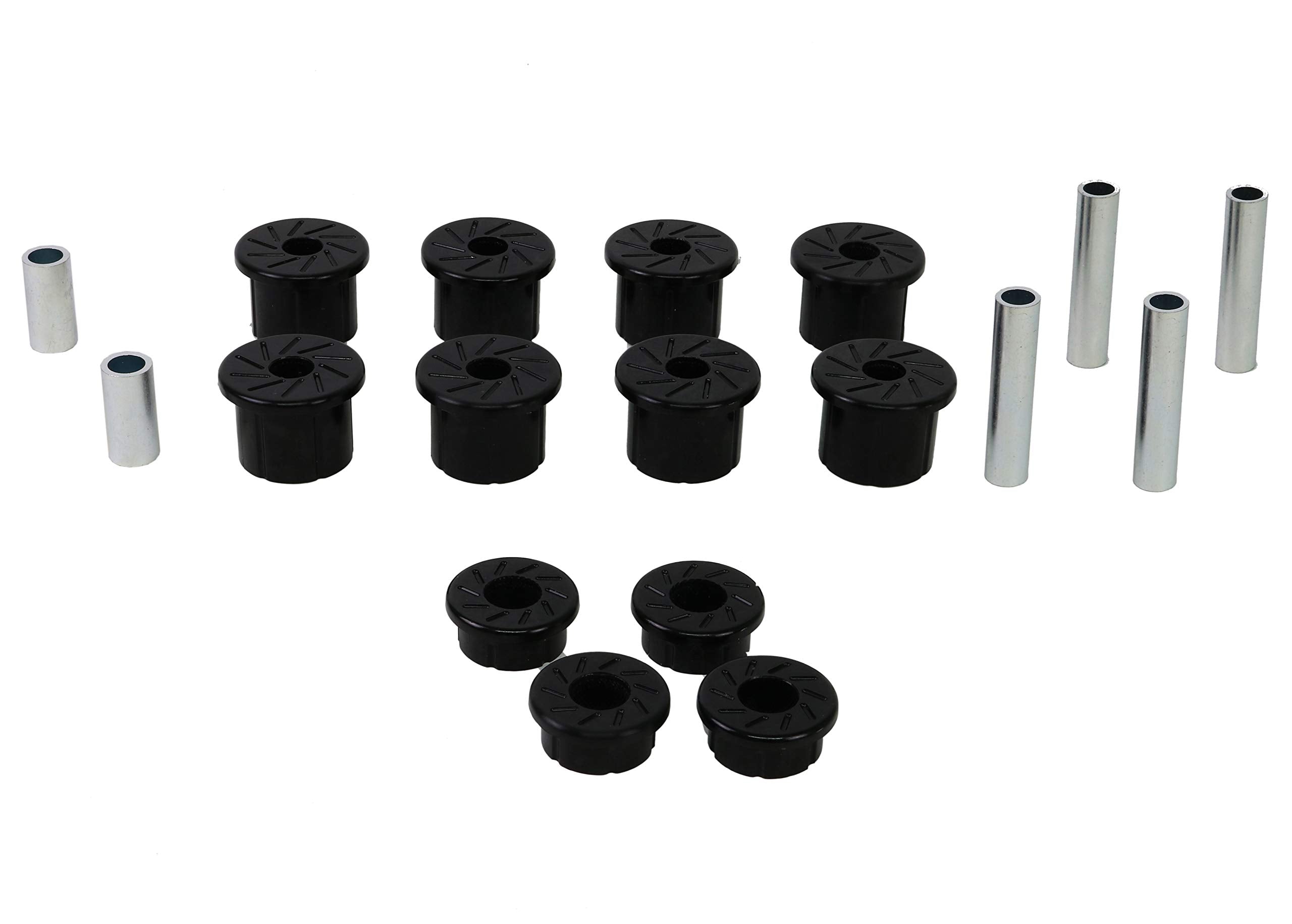 Whiteline W73815 Leaf Spring and Shackle Bushing Kit Front Compatible with 80-97 F-250, F-350