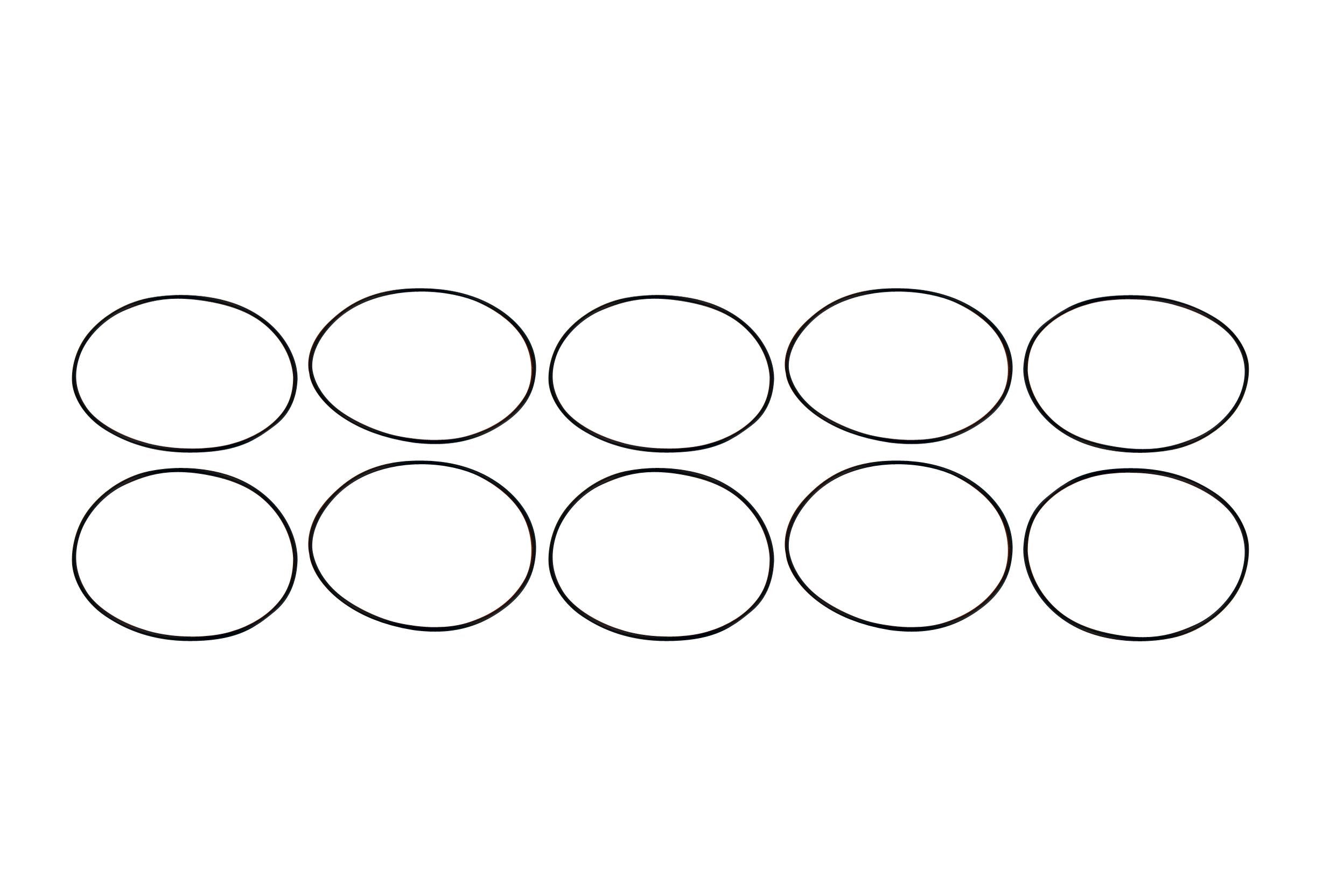 Replacement O-Rings Aeromotive 12008 for Canister Style Filter Housings (12308/12317/12318/12319), 10-Pack