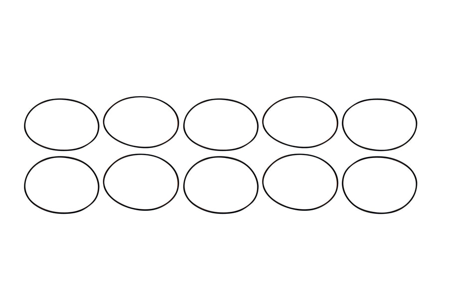 Replacement O-Rings Aeromotive 12008 for Canister Style Filter Housings (12308/12317/12318/12319), 10-Pack