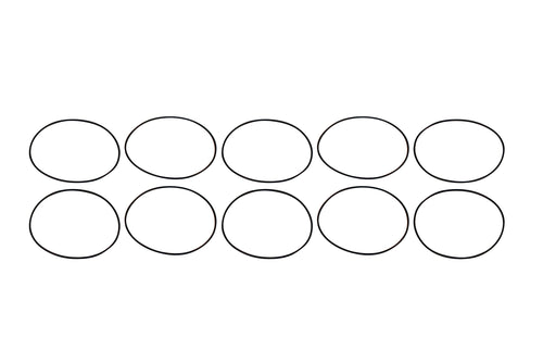 Replacement O-Rings Aeromotive 12008 for Canister Style Filter Housings (12308/12317/12318/12319), 10-Pack