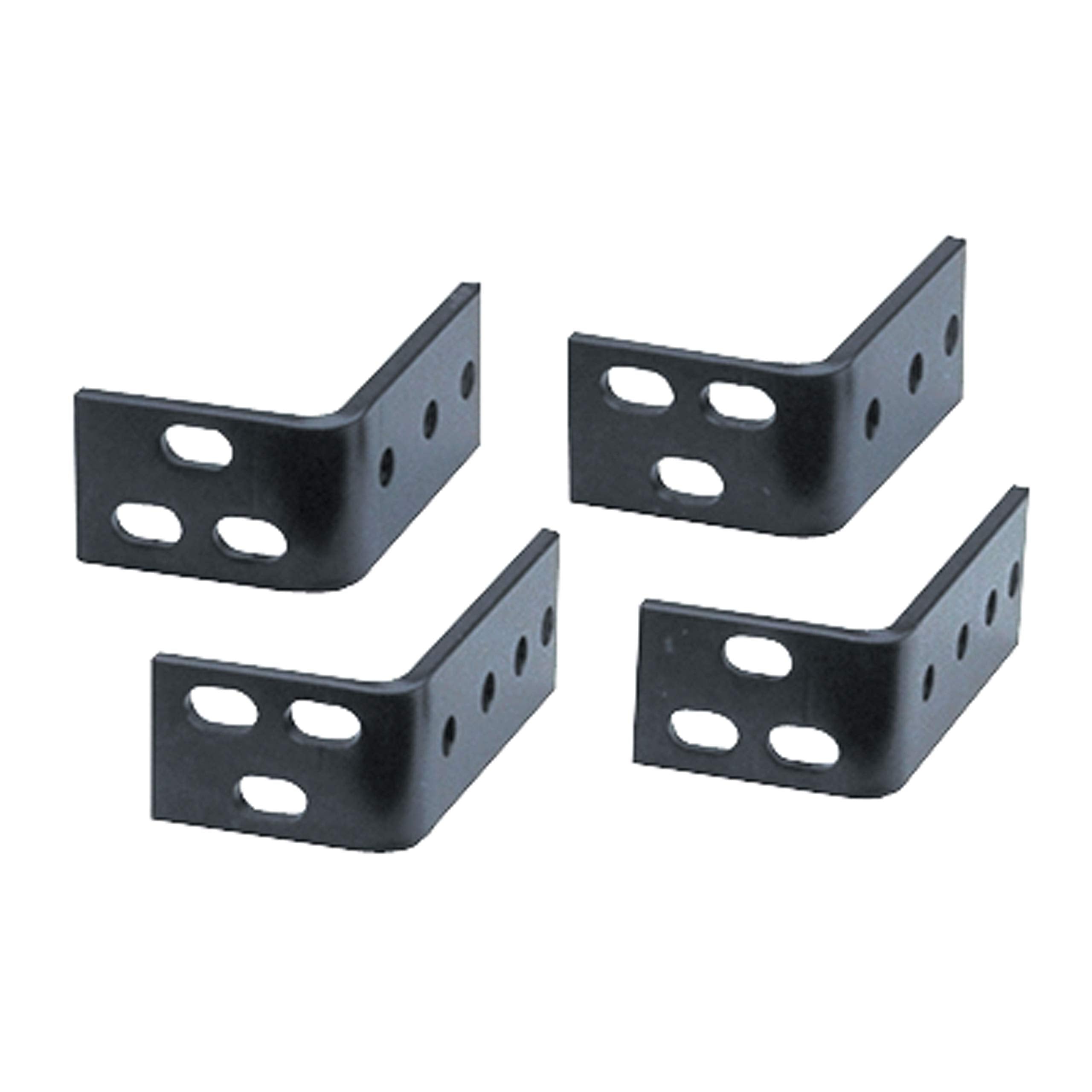 Mounting Brackets for Fifth Wheel Rails, Black Reese Replacement Part