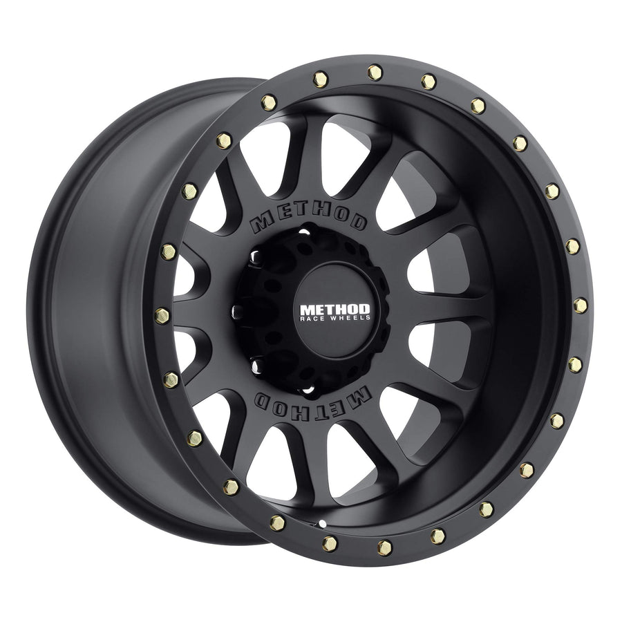 605 Method Race Wheels Matte Black 20x10" 8x180", 24mm offset 4.55" Backspace, MR60521088524N