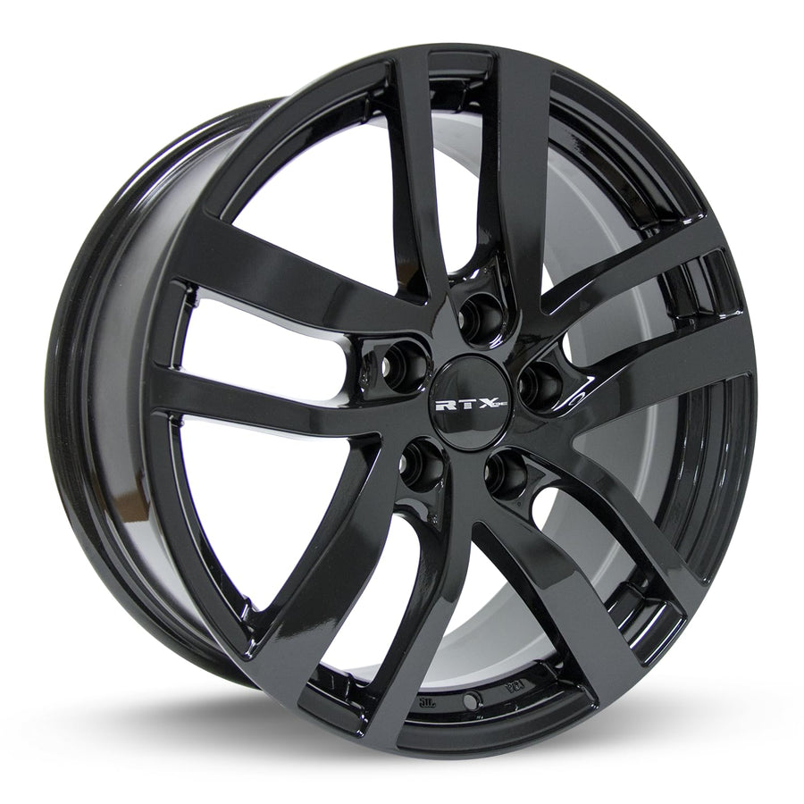 Custom RTX Wheel - 18x8, 45 Offset, 5x120.65 Bolt Pattern, 64.1mm Hub - Gloss Black Rim