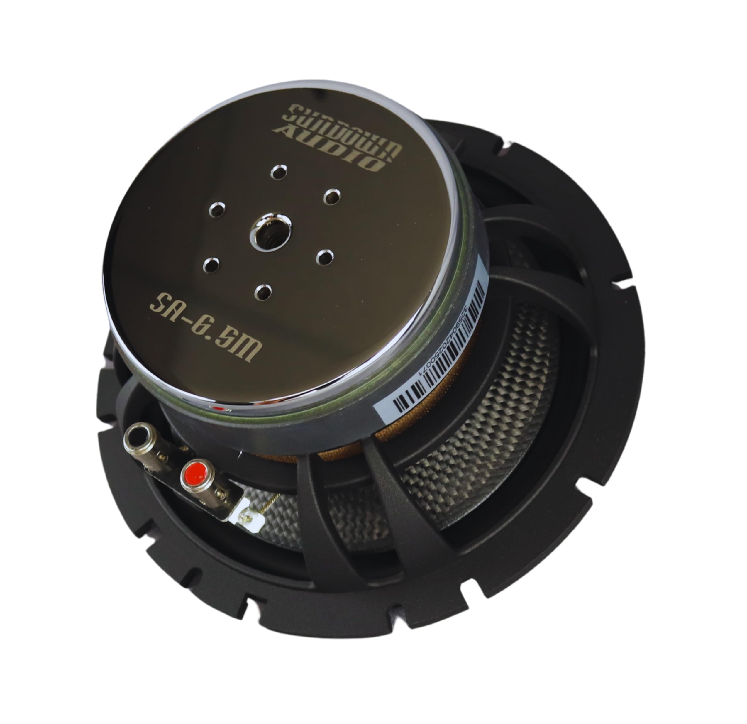 SA-Series 6.5-inch SA-6.5M Full Range Car Audio Speakers (Pair) – 30W RMS, Deep Low-End Extension, Coated Paper Cone, Slim 1.91" Depth, Easy Mount, Includes Metal Grille
