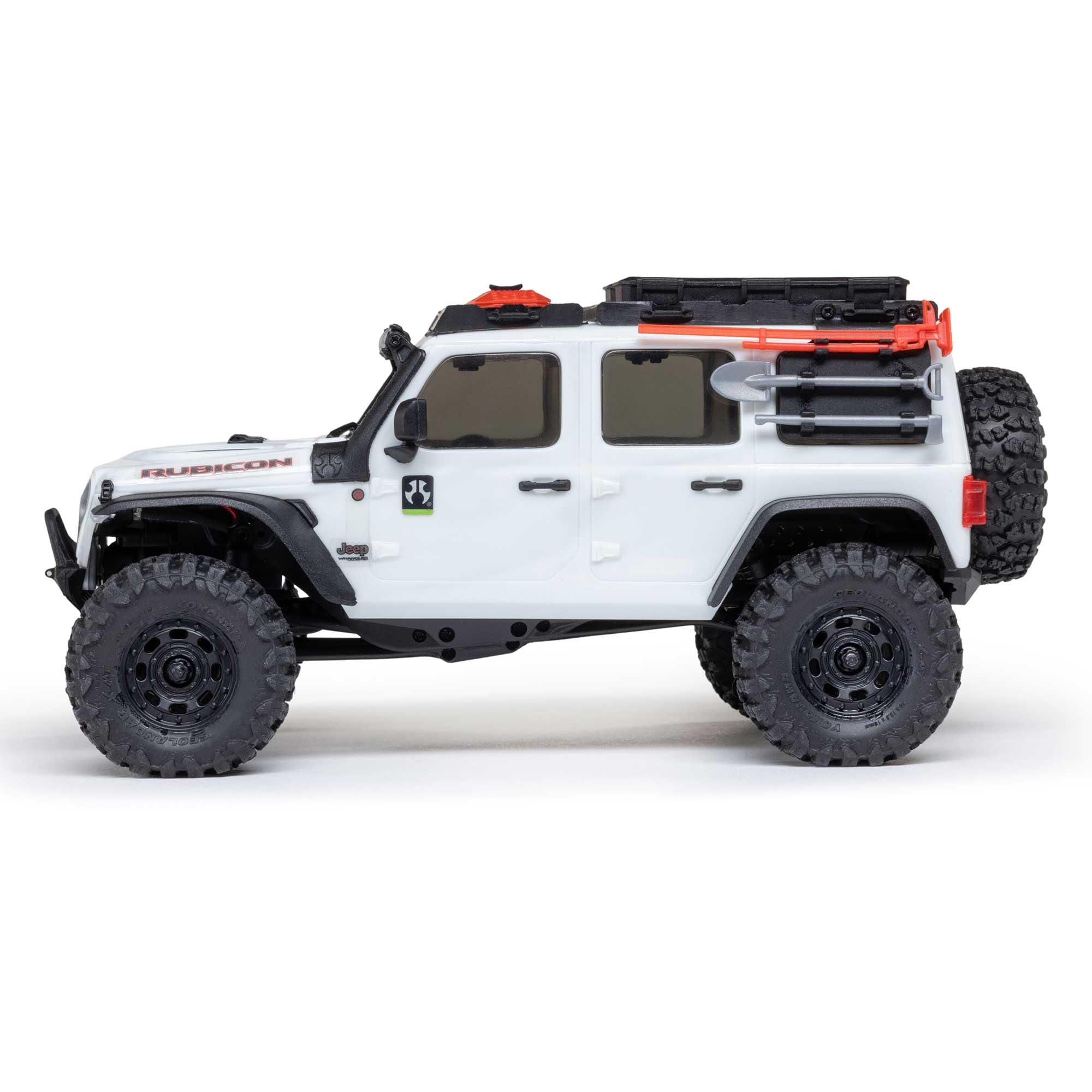 Axial 1/30 RC Truck SCX30 Jeep Wrangler JLU 4X4 RTR Brushed Rock Crawler (Battery & Charger Included), White, AXI-2261T2