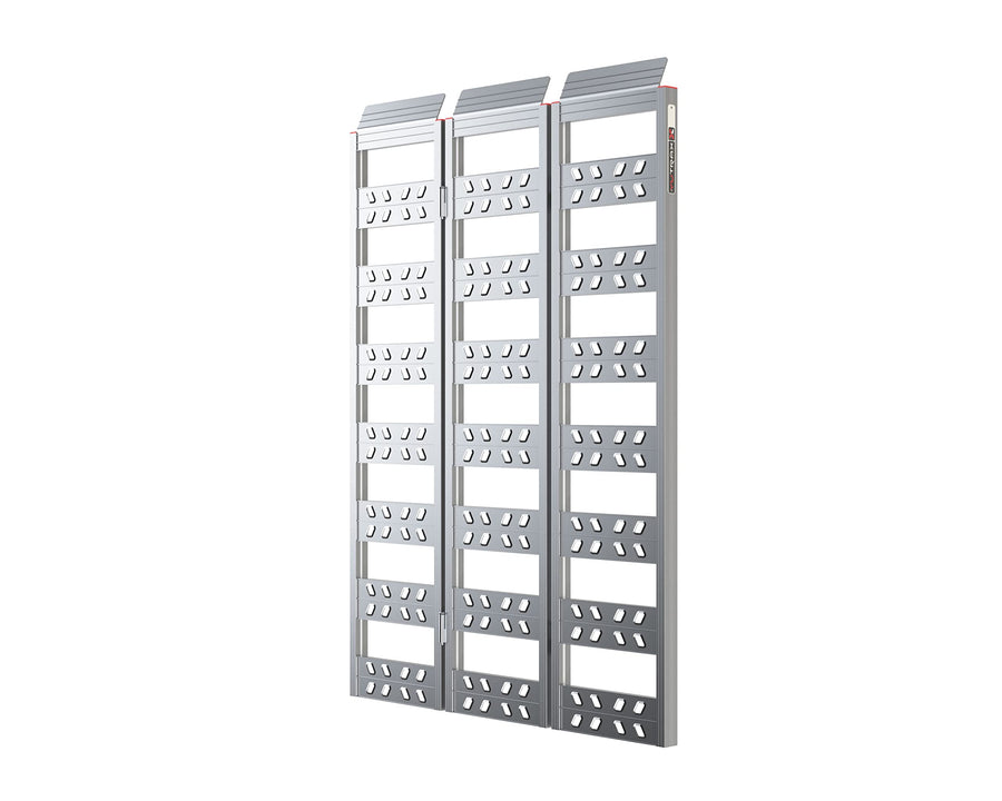 69” YUTRAX® Tri-Fold Ramp, High-Strength Extruded Aluminum, 2200 lb. Load Capacity, Spans Tailgate, Easy Loading, ATV/UTV Loading, YR300