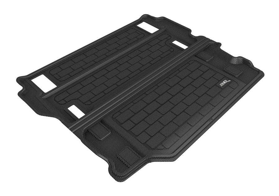 3D MAXpider Kagu Custom Fit Cross Fold Cargo Liner (Black) Compatible with Jeep Wrangler Sport JL 2018-2026 (w/o Subwoofer)- Cargo Liner