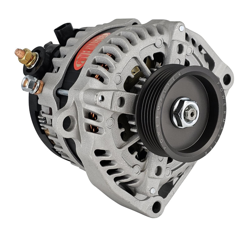 Alt Powermaster GM Denso Natural 245A 3" 6 grv Under Drive Pulley 2 pin OE Hookup FR-L VR HPR