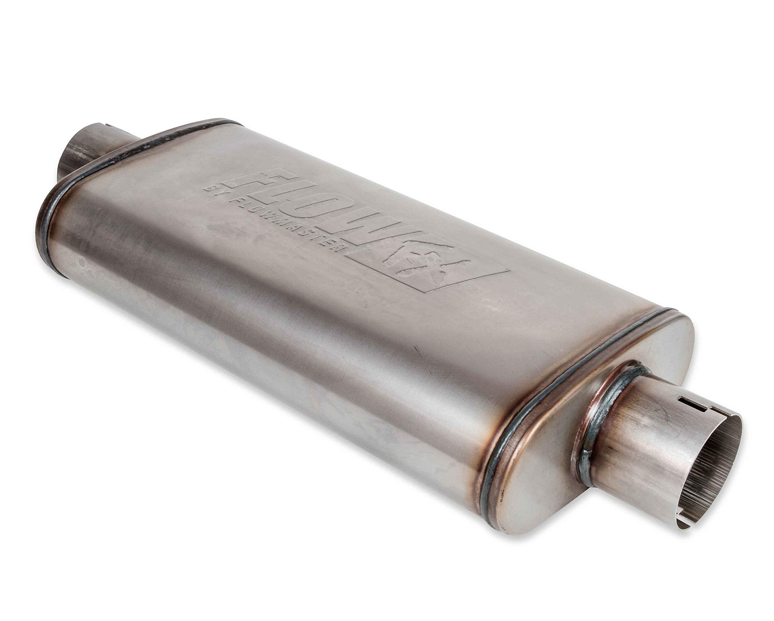 Flowmaster FlowFX 717874 Cat-Back Exhaust Kit 3 Inch Stainless Steel 4.5 Inch Black Ceramic Tip Compatible with 2009-2013 Chevy Silverado GMC Sierra 1500 4.8L 5.3L 2/4WD 143.5 157.5 Inch Wheelbases