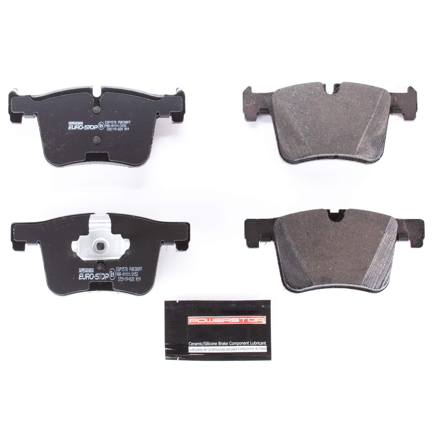 Euro-Stop Power Stop ESP1578 ECE-R90 Front Ceramic Brake Pads