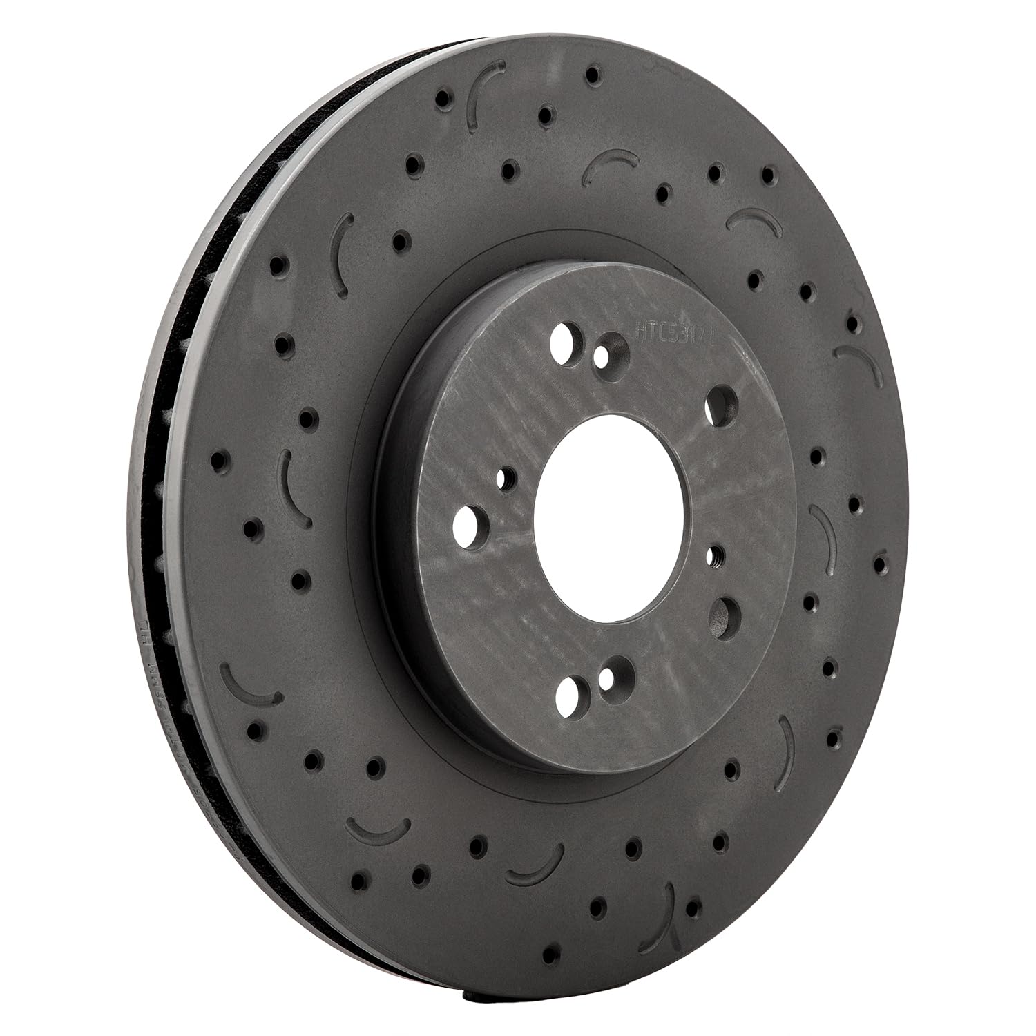 Hawk Performance Cross-Drilled and Slotted HTC5317 Talon Rotors