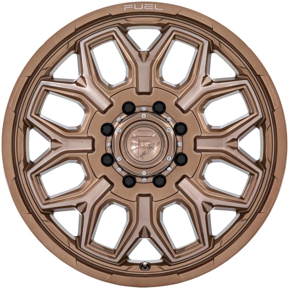 FLUX FUEL OFF-ROAD DUALLY 20X8.25 8X210 8.72 104mm PLATINUM BRONZE - D876208293