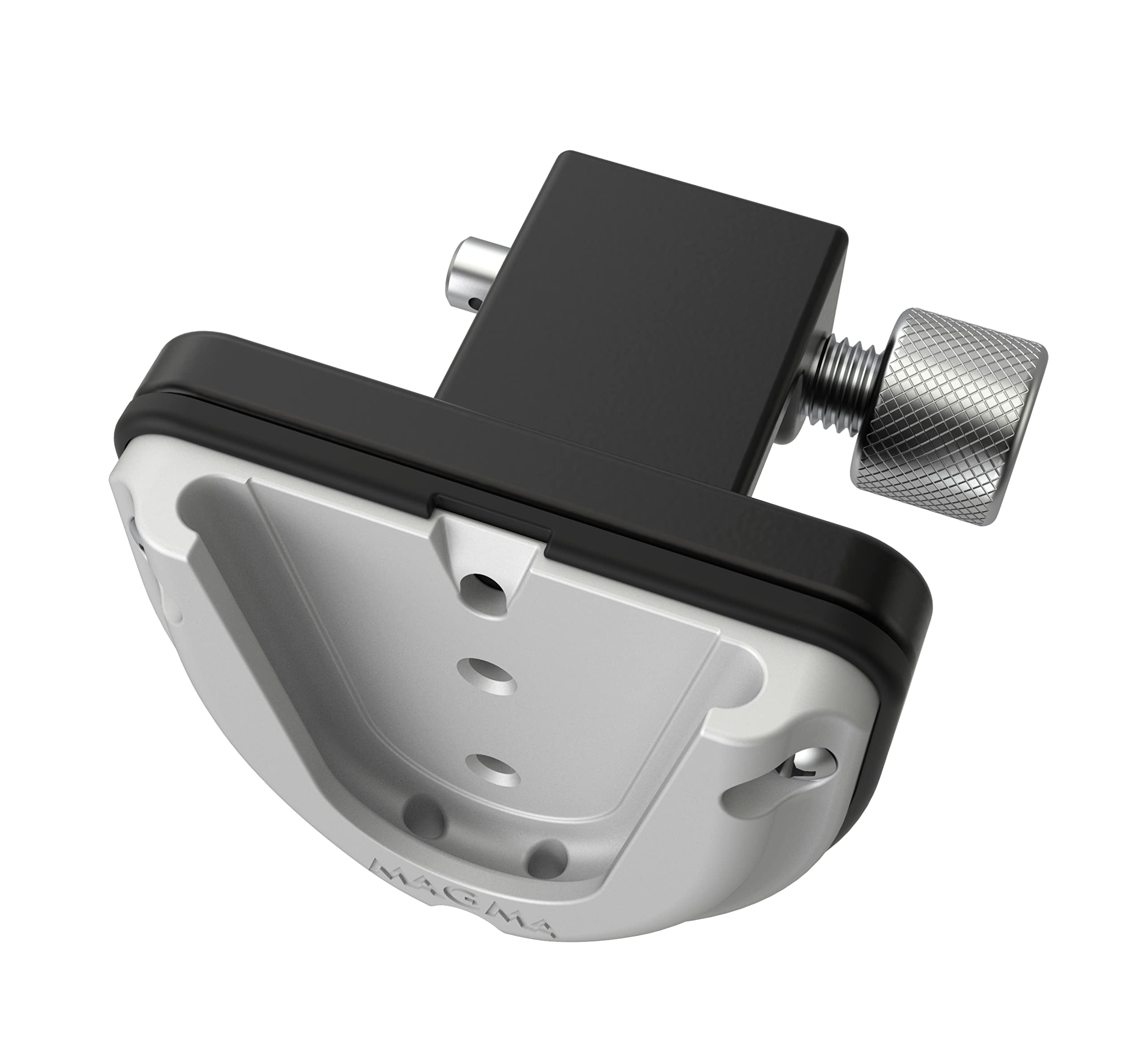 Magma 2" Trailer Hitch Slide Mount T10-343 - Locking BBQ Grill and Table Mount for RV, Camping, and Tailgating, Stainless Steel and Anodized Aluminum