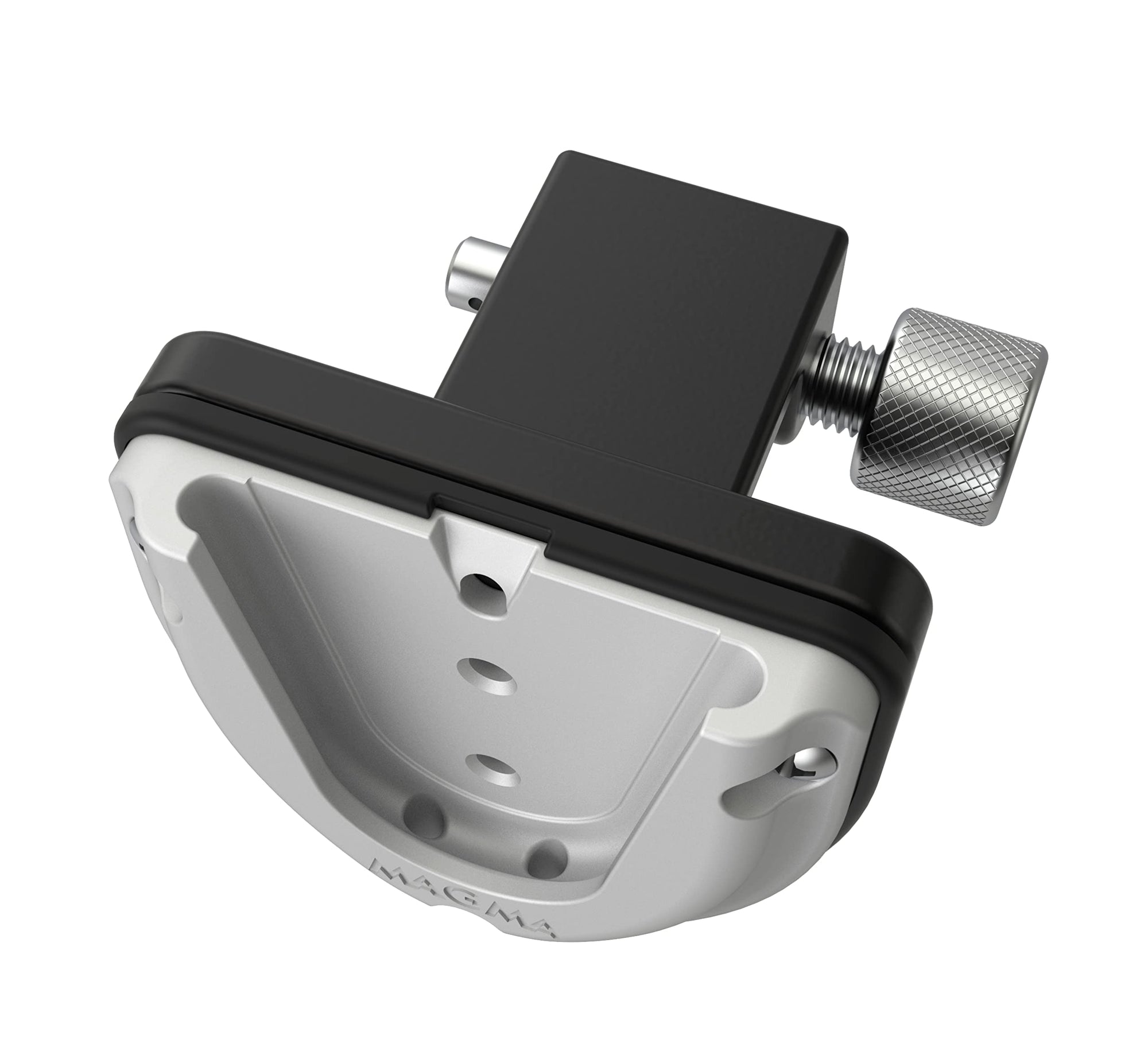 Magma 2" Trailer Hitch Slide Mount T10-343 - Locking BBQ Grill and Table Mount for RV, Camping, and Tailgating, Stainless Steel and Anodized Aluminum