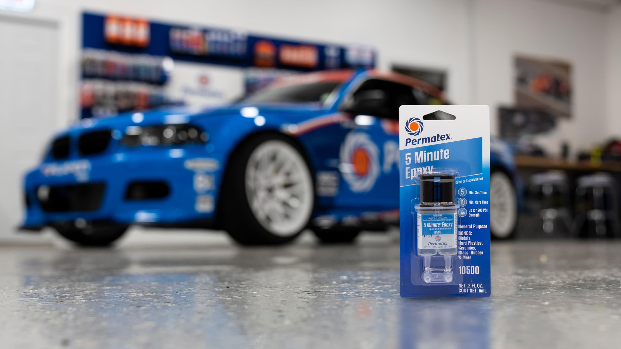 5 Minute Permatex Epoxy, Single-Use Syringe for General Purpose Creates a Hard, Rigid Bond for Coating in Minutes - Resin epoxy is Resistant to Water and solvents, and All-Purpose