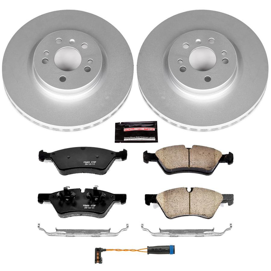 Power Stop Z23 Evolution Geomet Coated Brake Kit Front For Mercedes ML320, ML350, ML450, ML500, R320, R350, R500 [Model Specific]